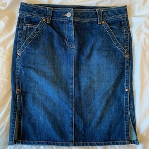 FCUK Denim Pencil Skirt